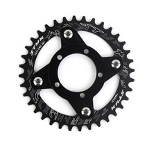 전자 자전거 체인 휠 32T 34T 36T 38T 레드 블루 블랙 Bafang 미드 드라이브 모터 키트 8FUN 교체 전기 자전거 변환, 협동사, 38T 블랙