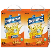 [이레에프에스] 힐링티 타우린 비타민500 50Tx2개, 상세 설명 참조, 2개, 50t