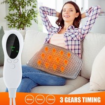 자동차 온열 시트 교체 복부 허리 등 열 담요에 대한 전기 가열 패드 따뜻한 통증 완화, 어깨 목, 우리 플러그 100-120v