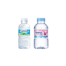 제주 삼다수 330ml 20개 + 롯데 아이시스 200ml 20개, 600개