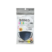 크리넥스 키즈 스타일마스크 블랙 어린이용, 3매입, 10개, 블랙3p