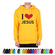 TCCh-101 I love Jesus 후드티셔츠 (인쇄변경가능)