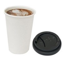 디아이피 테이크아웃 종이컵 13온스 컵 + 뚜껑 세트, 100개, 5세트