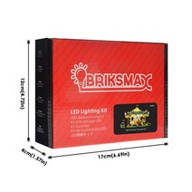 BriksMax- 회전 목마 10257 용 Led 조명 키트 모델 미포함, 01 Briksmax Light Set