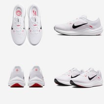 나이키 화이트레드 맨즈 푹신한 런닝화 남자 데일리 운동 신발