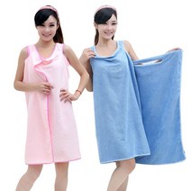 여름 순면 코튼 얇은 샤워가운 여성 골프 호텔 커플 파자마 목욕 사우나 바스로브, 퍼플, FREE, 극세사 나시가운, 1개