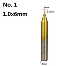 열쇠복사 기계 따기 열쇠공 도난방지택 현관보조키 키복사 현관문 XCAN 1pc 6mm 생크 주석 코팅 HSS 수직, 01 1.0x6mm