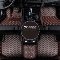 자동차 플로어매트CUWEUSANG 자동차 바닥 매트 VW 골프 5 6 7 8 발 Coche 액세서리 카펫, 01 2 ROWS, 폭스바겐