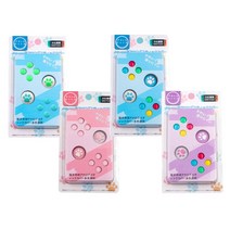 [닌텐도 스위치] 파스텔 버튼커버 세트, 1개, 블루화이트