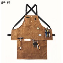 캔버스 앞치마 아웃도어 캠핑 접이식 장작 식기 피크닉 조리 바베큐 다용도 수납 캠핑 앞치마, 2502옐로우, 프리사이즈