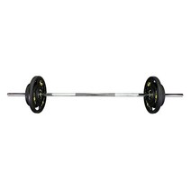 헬스프라자 경량봉 역기세트 우레탄 경량원판 바벨세트 25kg, 1700MM+락조마구리 옐로우