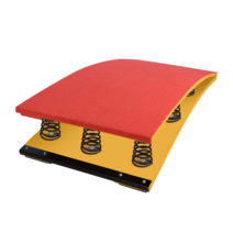 구름판 점프대 발판 스프링 멀리뛰기 높이뛰기 도움닫기 태권도 기계체조 발구르기, E 3단계레드