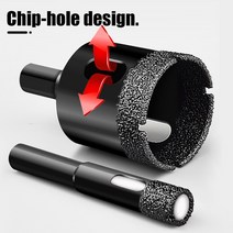 1PC 다이아몬드 Brazed 드라이 드릴 비트 육각형 샹크 구멍 톱 커터 화강암 대리석 세라믹 타일 유리 드릴, [05] 14mm