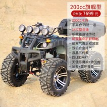 사륜바이크 ATV 4륜구동 레저용 산악 소형 농업용 오토바이 네발바이크 짐운반, 200cc 주력