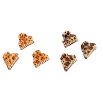 [DJ] 러블리 호피무늬 집게핀 헤어고정 악세서리 미니 머리핀