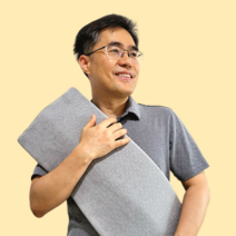 편안한 3초쿨 허리베개 옆으로자는 수면 쿠션 디스크 요추 메모리폼 배게, 그레이, 1개