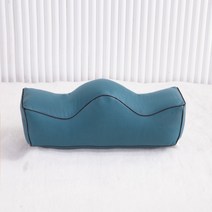 발 베개 옆잠 혈액순환 피곤함 해소 다리 경사, 55X17X17cm(탈부착 및 세탁 가능), 테크놀로지천-피콕블루