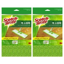 3M 스카치브라이트 퀵스위퍼 리필패드, 2개