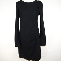 257.매긴 정품 보트넥 모직 니트원피스/중고/여성L/66