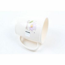 코스모스 손잡이 컵 중 물컵 꽃무늬컵 양치컵 잔, 본상품선택