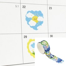 날씨 스티커 100P 사무용품 라벨지 복사용지 라벨스티커 라벨프린터 명함인쇄 전단지제작 사무실책상꾸미기 메모장