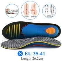 족저근막염 패드 자세교정 슬리퍼 무지외반증 신발 운동화 eva orthopedic insoles orthotics flat foot health sole pad for 삽입, 협력사, 내가 35-40이라면, 1 쌍