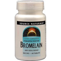Bromelain 500mg Source Naturals Inc. 60 Tabs