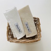 체리쉬홈 워싱 광목 키친크로스 테이블매트 겸용 핸드메이드 매직후크 포함, 내추럴