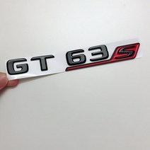 벤츠엠블럼 3D ABS 후면 트렁크 데칼 엠블럼 배지 스티커 메르세데스 AMG GT R S C GTR GTS GT50 GT43 GT53 GT63S W190 W251 자동차 액세서리, 19.GT63S Black Red
