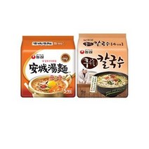 농심 안성탕면 멀티(5입) 1팩 + 후루룩칼국수 멀티(4입) 총9봉, 9개