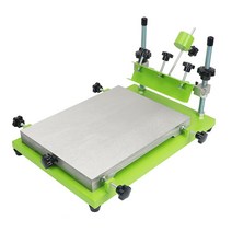 실크 인쇄기 스크린 인쇄 기계 소형 수동 스탬프 패드, 대형 두꺼운 590X440mm