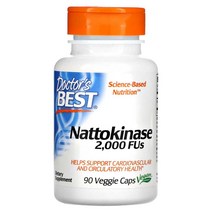 닥터스베스트 나토키나제 Nattokinase 2 000FUs 90베지캡 효소 엔자임