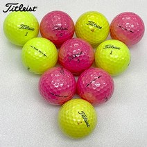 달인골프 타이틀리스트 2 3피스 로스트볼 컬러 A-급 10개