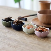 오반자이 사색벚꽃 도자기 종지, 옵션3. 사색벚꽃종지[연그린1p]
