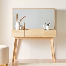 아이린 LPM 1000 수납화장대 거울포함, 아이린 1000 화장대 내추럴