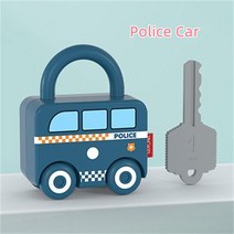 스포이드 피펫 비커교육 완구 키로 자물쇠를 배우는 자동차 번호 일치 및 계산 몬테소리 수학 잠금 따기 장, 01 1Pcs police