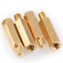 M5 황동 육각 스페이서 볼트 지지대 스탠드오프 PCB 고정 기둥 마더보드 너트, M5 (나사산 7mm), 20mm(20개), 1개