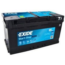 수입차 배터리 EXIDE 엑사이드 배터리 EK950 AGM95 LN5 CCA850 BMW E65 F20 F30 F90 G30(파손무책상품), AGM95L
