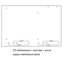 컴퓨터케이스diy pc케이스 본체케이스 게이밍컴퓨터케이스 데스크탑케이스 컴퓨터케이스교체, itx 30x20.5cm