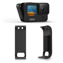 GOPRO9 카메라 카카오tv 촬영 스트랩 1인 히어로9 측면 DSR 커버 아프리카 액션캠 덮개 케이스 고정 연결 포트 액세서리 트 케이블 충전 트위치 후드 디카용 W7DF0D2, 본상품선택, 본상품선택