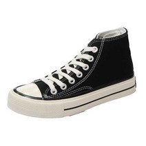 W79D305EFS 남자 하이탑 캔버스 스니커즈 여자 데일리 운동화 이쁜신발 여성 레오파드 슬립온 어글리슈즈