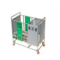 신문지 수거함 이면지함 보관함 폐지 정리 분리수거함, 1개, 1개