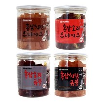 면역력개선 노령견 홍삼 특별식 간식 영양보조 시추, 1개, 홍삼오리 스테이크