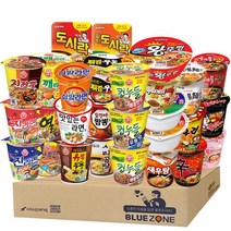 블루존 오뚜기 농심 팔도 삼양 소컵 28종 세트 (진매+진순+진짬뽕+스낵면+열라면+참깨+유부우동+맛있는+까르보불닭+불닭+삼양+도시락+김도+미니왕뚜껑+해물+신라면+너구리+안성탕면), 28개입