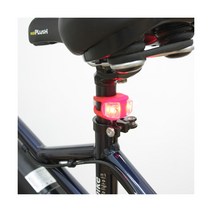 자전거 안전 점멸기 2in1 전방 후방 겸용 3가지 LED기능 생활방수지원, IT167