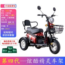 삼륜 전기 스쿠터 여성 전동 오토바이 3발 전동차 세발 바이크 삼륜차 3륜, 48V, 3.600w+48v12A 배터리+충전기