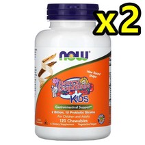 나우푸드 키즈 베리 도필루스 20억 CFU 120츄어블 2개