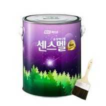 KCC 센스멜골드 에나멜 페인트 목재 철재 유광 1L, 진초록색HF