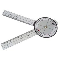 각도자 13 인치 33cm 교정 각도계 의료용 조인트 눈금자 360 도 범위 MAZI888, 01 WHITE