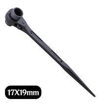 TOP 양면 라쳇 렌치 안전코드 깔깔이 일본 RM-17X19, 단품